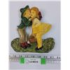 Image 1 : Vintage Chalkware "Jack & Jill" - 7.5" X 7"