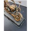 Image 2 : "Happy Days Are Here" Musical Motorcycle Decor - 12" x 4.5" - Works