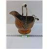 Image 1 : Copper Coal Scuttle Bucket - 13" x 10" x 10"