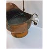 Image 2 : Copper Coal Scuttle Bucket - 13" x 10" x 10"