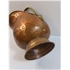 Image 4 : Copper Coal Scuttle Bucket - 14" x 12" x 12"