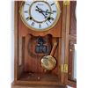 Image 3 : Forestville Wind-up Wall Pendulm Wall Clock - Missing Key? - 21" x 8" x 4"