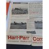 Image 3 : Vintage Quaker Oats 20lbs Sack & Hart-Parr Co Paper Advertisment