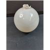 Image 2 : Milk Glass D & S Antique Lighting Rod Globe - 5" x 4"