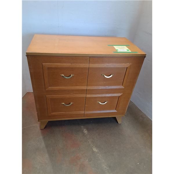 * Vintage MCM Radio Cabinet - Consigner States Radio Works, Record Player Needs Work, 32" x 16" x 30