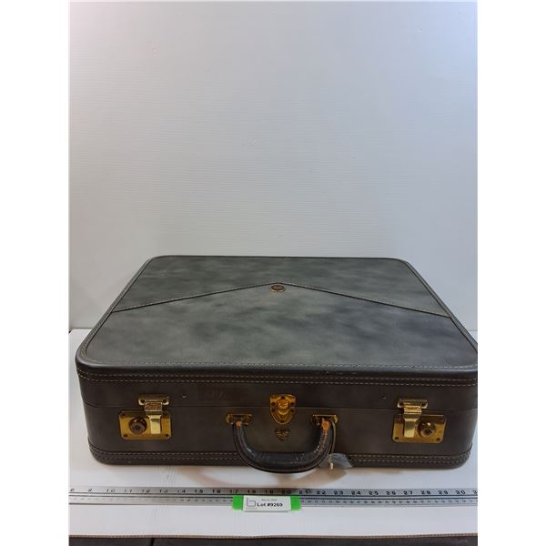 Vintage McBrine Suitcase - 24.5" x 19" x 7" - Pick Up Preferred