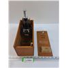 Image 1 : Edmund Microscope in Wooden Box w/Accessories