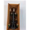 Image 3 : Edmund Microscope in Wooden Box w/Accessories