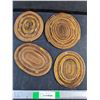 Image 1 : (4) Wicker Hot Plate Protector Mats