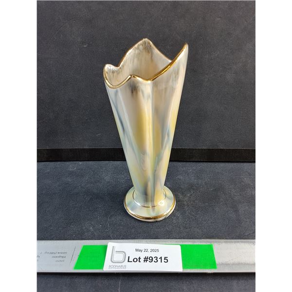 Vintage West German Porcelain Flower Vase - 6" Tall