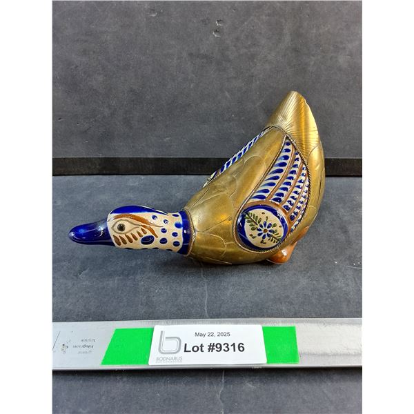 Brass Duck Decoration