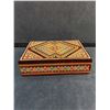 Image 2 : Vintage Ukrainian Hand Carved Decorative Box