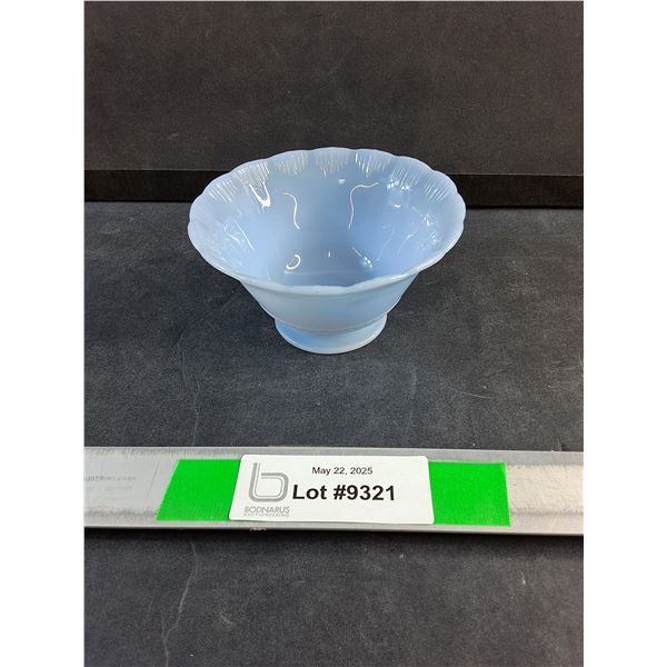 Delphite Pyrex Depression Glass Custard Bowl