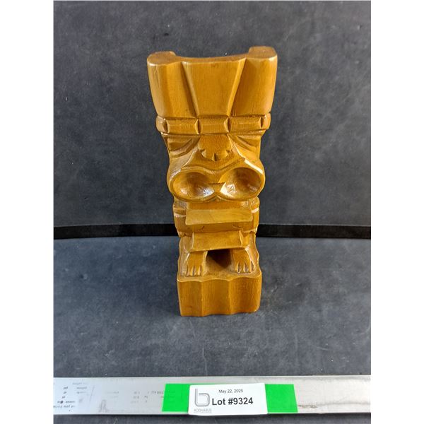 Vintage Hand Carved Wooden Tikki Totem