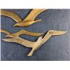 Image 3 : Vintage Brass Bird Decorations - (3) Hanging (1) Standing