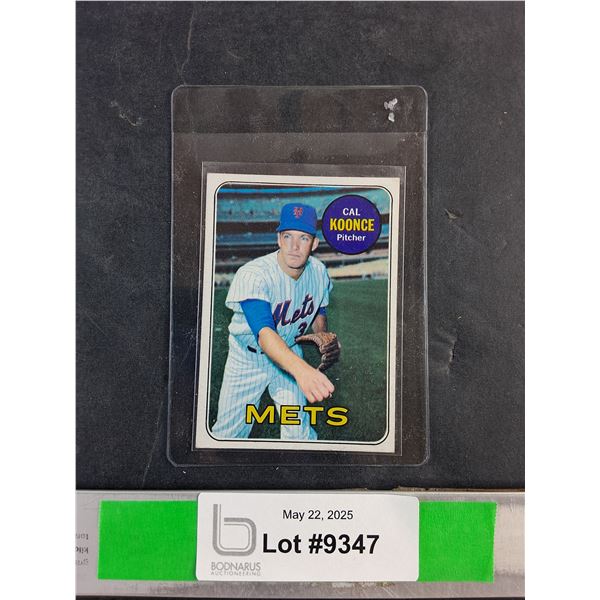 Cal Koonce Pitcher Mets Baseball Card - Authenticity Not Guaranteed