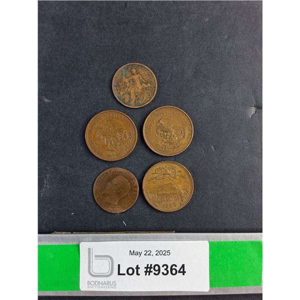 Various Mexican Coins