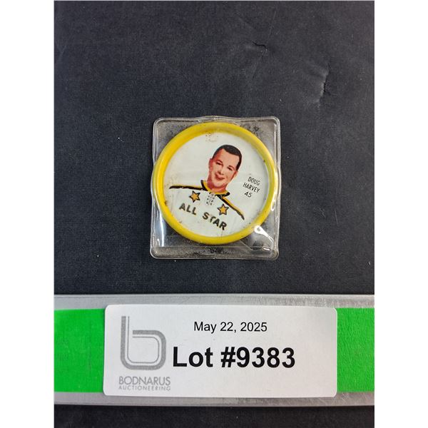 Vintage All Star Doug Harvey Shirriff Hockey Coin - Sealed