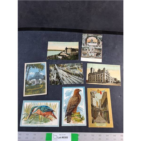Vintage City and Birds Cards