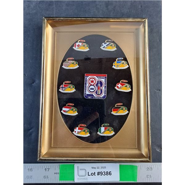 Regina Silver Broom Curling Pins