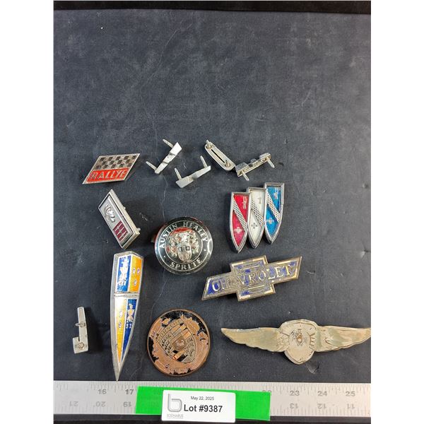 Vintage Various Car Emblems