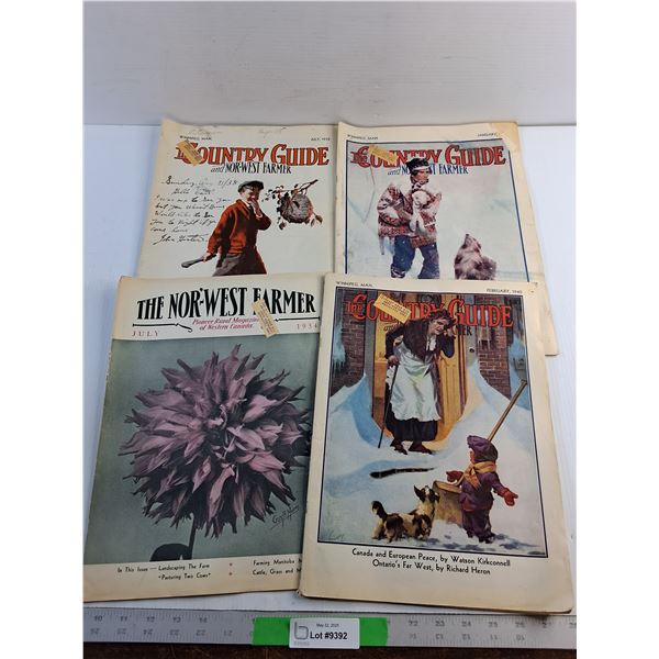 The NorWest Farmer and The Country Guide Vintage Magazines