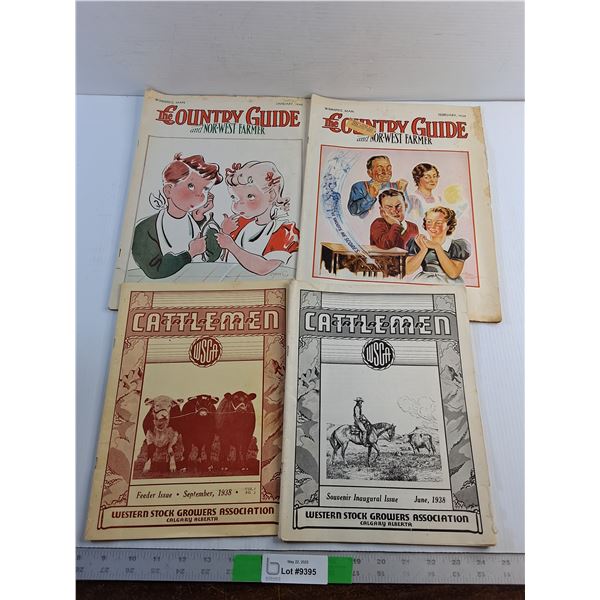 The Country Guide and Canadian Cattlemen Vintage Magazines