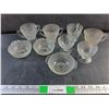 Image 1 : Dominion Glass Saguenay Cups, Bowls and Creamers - Chipped
