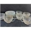 Image 3 : Dominion Glass Saguenay Cups and Coasters - Chipped