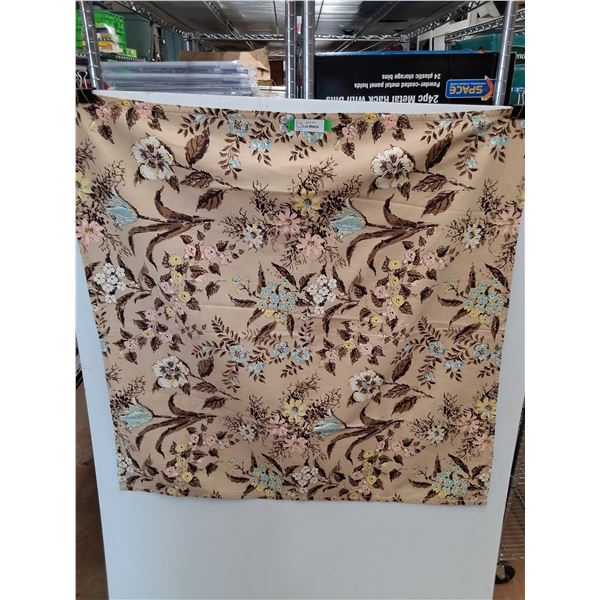 Vintage Large Piece of Bark Cloth - 42 x 42