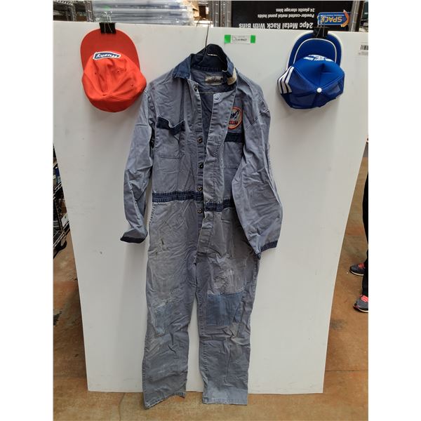 *Husky Overalls - Size 44 TL and (2) Baseball Caps