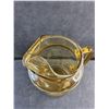 Image 2 : Yellow/Amber Glass Pitcher