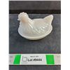 Image 1 : Milk Glass Hen On A Nest Dish