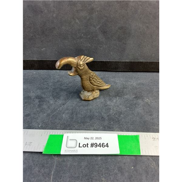 Brass Parrot Figure