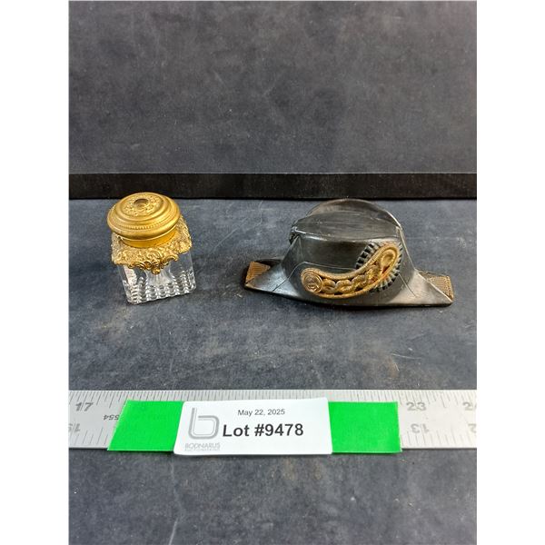 (2) Vintage Ink Wells