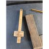 Image 4 : Carpenters Depth Gauge, Carpenters Square and Folding Ruler