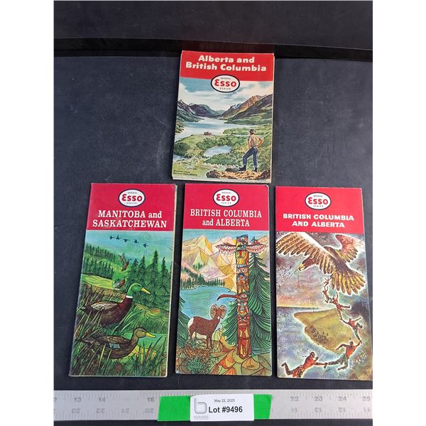 Esso Western Canada Road Maps