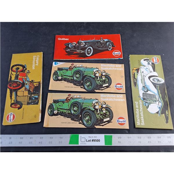 Gulf Vintage Canada Road Maps