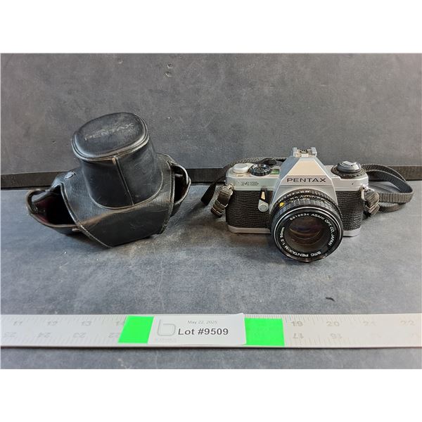 Pentax Camera with Case - As Is