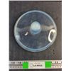 Image 1 : 7 1/2" Vaseline Glass Lid
