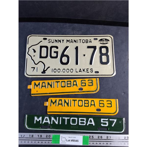 Manitoba License Plate and License Plate Tags