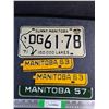 Image 1 : Manitoba License Plate and License Plate Tags