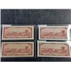 Image 2 : (4) 1954 Beattie/Rasminsky Centennial Canadian 2 Dollar Bills