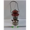 Image 1 : Coleman Gasoline Lamp - Model 200 - 1954 - No T-66 - Has Crack in Glass Shade - As Is