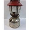 Image 4 : Coleman Gasoline Lamp - Model 200 - 1954 - No T-66 - Has Crack in Glass Shade - As Is