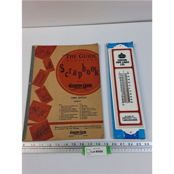 Cochin Pipe Lines Temperature Gauge, Country Guide Scrapbook