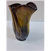 Image 4 : CeramiVase Blue Mountain Pottery Style Vase - 9.5" x 7" x 3"