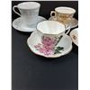 Image 3 : (6) Tea Cup Sets: Saskatchewan Prairie Lily, Royal Stafford, Misc