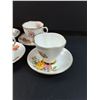 Image 4 : (6) Tea Cup Sets: Saskatchewan Prairie Lily, Royal Stafford, Misc
