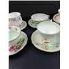 Image 3 : (6) Tea Cup Sets - Assorted: Royal Albert, Royal Stafford, Misc